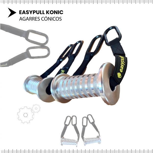 Training accessories: pulley grips, ballast belts, etc.