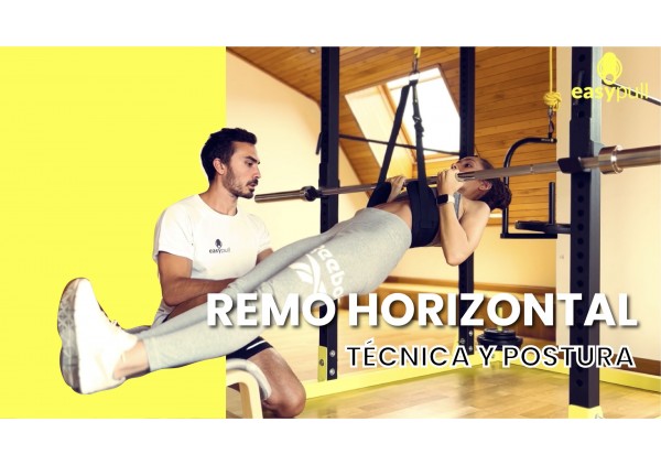 Cómo hacer remo horizontal con buena técnica y postura.